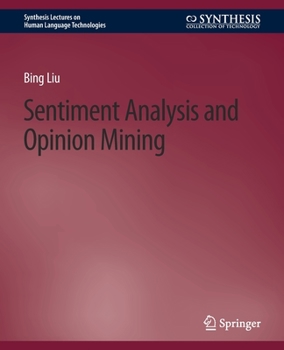 Paperback Sentiment Analysis and Opinion Mining Book