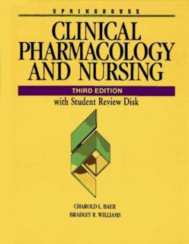 Hardcover Clinical Pharmacology and Nursing (Book with Diskette) Book