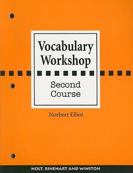 Paperback Vocabulary Workshop, Second Course Book