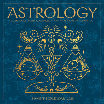 Calendar Astrology 2025 12 X 12 Wall Calendar Book