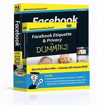 Paperback Facebook for Dummies [With DVD] Book
