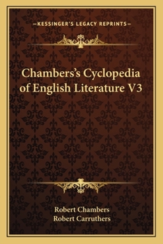 Chambers's Cyclopedia of English Literature V3