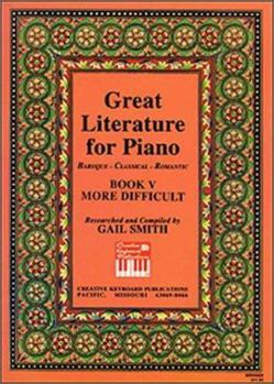Paperback Great Literature for Piano Book 5 Book