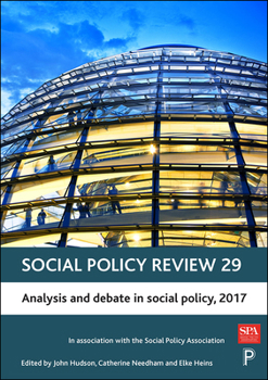 Hardcover Social Policy Review 29: Analysis and Debate in Social Policy, 2017 Book