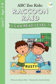 Paperback ABC Zoo Kids: Raccoon Raid I Can Read Level 7 Book