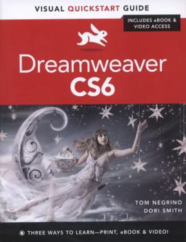 Paperback Dreamweaver Cs6: Visual QuickStart Guide Book