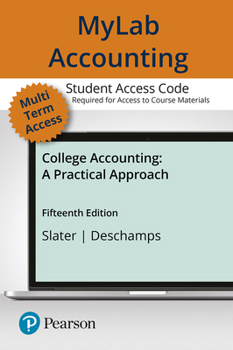 Printed Access Code Mylab Accounting with Pearson Etext -- Access Card -- For College Accounting Book