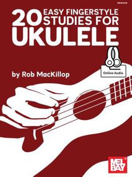 Paperback 20 Easy Fingerstyle Studies for Ukulele Book