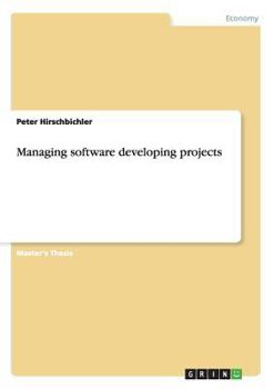 Paperback Managing software developing projects Book