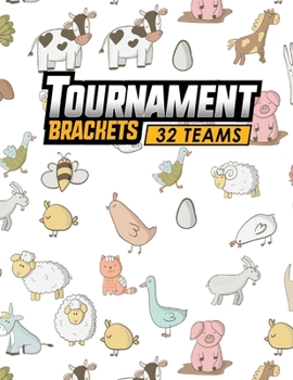Paperback Tournament Brackets - 32 Teams Book