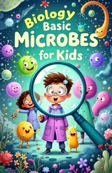 Paperback Biology Basic Microbes for Kids: A Beginner's Guide to Bacteria, Viruses, Fungi & Tiny Living Things That Shape Our World Book
