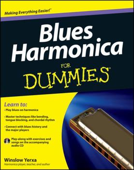 Paperback Blues Harmonica for Dummies [With CD (Audio)] Book