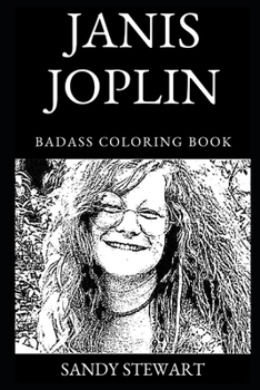 Paperback Janis Joplin Badass Coloring Book