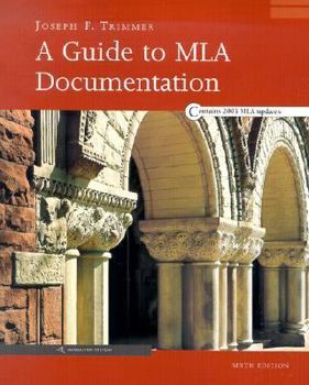 Paperback A Guide to MLA Documentation Book