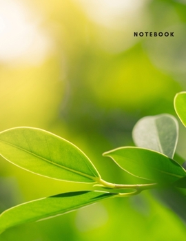 Notebook : Unlined Notebook - Large (8. 5 X 11 Inches) - 120 Pages - Green Cover