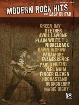 Paperback Modern Rock Hits for Easy Guitar: Easy Guitar TAB (Hits for Easy Guitar Series) Book