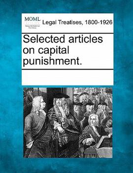 Paperback Selected Articles on Capital Punishment. Book