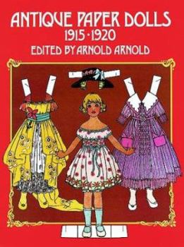 Paperback Antique Paper Dolls: 1915-1920 Book