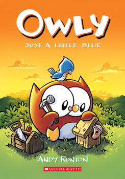 Paperback Just a Little Blue: A Graphic Novel (Owly #2): Volume 2 Book