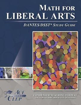 Paperback DSST Math for Liberal Arts DANTES Study Guide Book