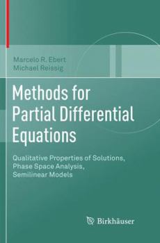 Paperback Methods for Partial Differential Equations: Qualitative Properties of Solutions, Phase Space Analysis, Semilinear Models Book