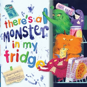 Paperback There's a Monster in My Fridge: With Fun Split Pages Book