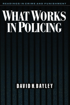 Paperback What Works in Policing Book