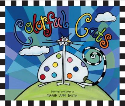 Paperback Colorful Cats Book