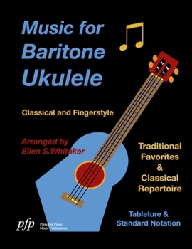 Paperback Music for Baritone Ukulele: Classical and Fingerstyle Book