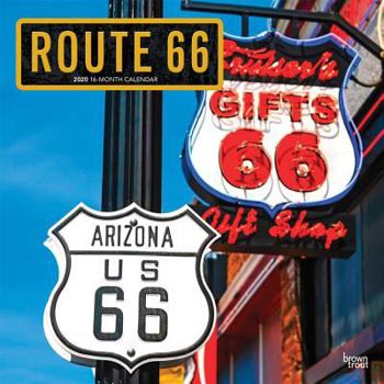 Calendar Route 66 2020 Square Book