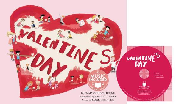 Hardcover Valentine's Day [With Audio CD] Book