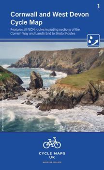 Map Cornwall & South Devon Cycle Map 1 (Cycle Maps UK) Book