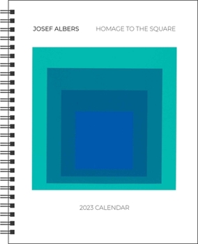 Calendar Homage to the Square 12-Month 2023 Monthly/Weekly Planner Calendar Book