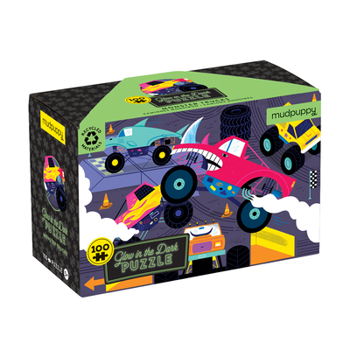 Misc. Monster Trucks 100 Piece Glow in the Dark Puzzle Book