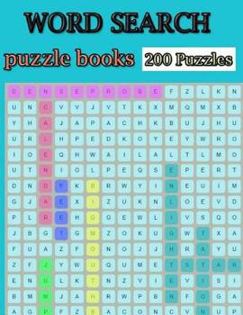 WORD SEARCH puzzle books: Funster Word Search Book for Adults: 200 Large-Print Puzzles
