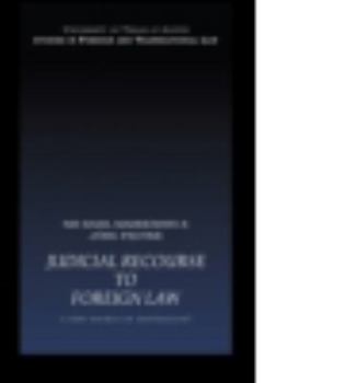 Paperback Judicial Recourse to Foreign Law: A New Source of Inspiration? Book