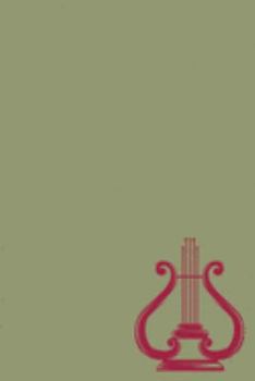 Paperback Notebook: Red Green Grecian Lyre Designer College Ruled Lined Blank Notebook Journal Notepad Book