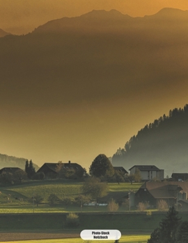 Photo-Stock Notizbuch: Traumhafter Goldener Herbst Notizbuch 150 Seiten liniert - A4 Format - mattes Softcover
