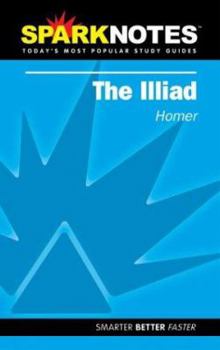 Paperback The Iliad (Sparknotes Literature Guide) Book