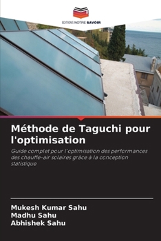 Paperback Méthode de Taguchi pour l'optimisation [French] Book