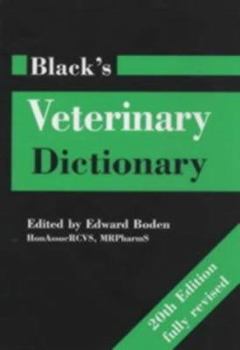 Hardcover Black's Veterinary Dictionary Book