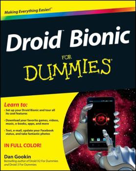 Paperback Droid Bionic for Dummies Book