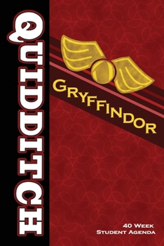 Paperback Quidditch Gryffindor: 40 Week Student Agenda Book