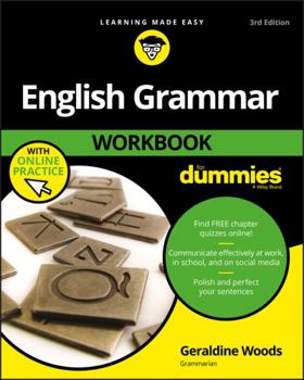 Paperback English Grammar Workbook for Dummies with Online Practice Book