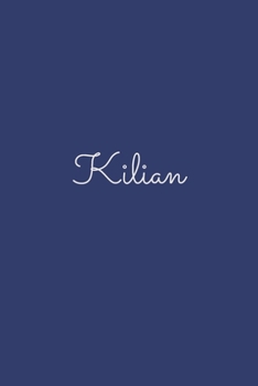 Kilian: notebook with the name on the cover, elegant, discreet, official notebook for notes, dot grid notebook,