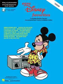 Paperback Easy Disney Favorites: Violin Play-Along Pack [With CD] Book