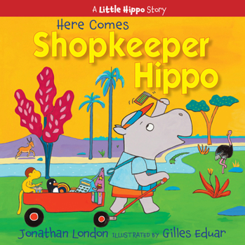 Hardcover Here Comes Shopkeeper Hippo Book