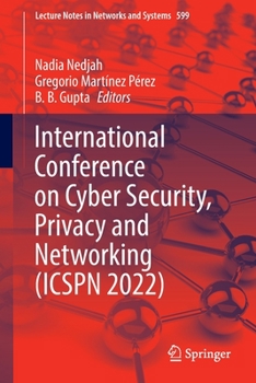 Paperback International Conference on Cyber Security, Privacy and Networking (Icspn 2022) Book