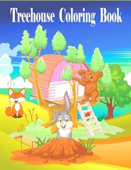 Paperback Treehouse Coloring Book: Magic treehouse Coloring Pages for kids Book