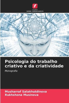 Paperback Psicologia do trabalho criativo e da criatividade [Portuguese] Book